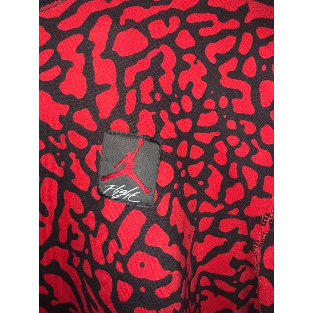 Vintage 90's Nike Air Jordan Prime Flight Elephant Print‎ Sweatshirt Sz Large